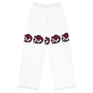 All-over print unisex wide-leg pants